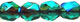 Firepolish 3mm (loose) : Dk Teal AB