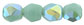 Firepolish 3mm (loose) : Opaque Turquoise AB