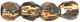Firepolish 3mm (loose) : Bronze Iris - Med Topaz