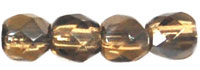 Fire-Polish 3mm (loose) : Bronze Iris - Med Topaz