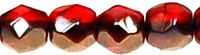 Fire-Polish 3mm (loose) : Bronze Iris - Siam Ruby