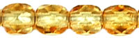 Fire-Polish 4mm (loose) : Topaz