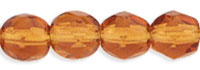 Fire-Polish 4mm (loose) : Dk Topaz