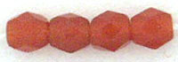 Fire-Polish 4mm (loose) : Dk Milky Caramel