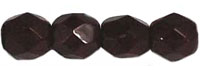 Fire-Polish 4mm (loose) : Opaque Cocoa Brown