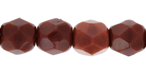 Fire-Polish 4mm (loose) : Opaque Burgundy