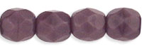 Fire-Polish 4mm (loose) : Opaque Purple