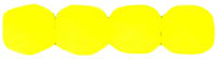 Fire-Polish 4mm (loose) : Neon - Yellow