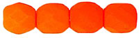 Fire-Polish 4mm (loose) : Neon - Orange