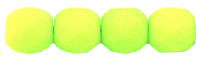 Fire-Polish 4mm (loose) : Neon - Lt Olivine