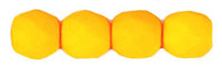 Fire-Polish 4mm (loose) : Neon - Yellow