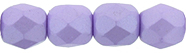 Fire-Polish 4mm (loose) : Powdery - Pastel Purple