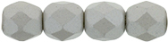 Fire-Polish 4mm (loose) : Powdery - Pastel Gray