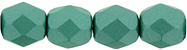 Fire-Polish 4mm (loose) : Powdery - Teal