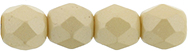 Fire-Polish 4mm (loose) : Powdery - Beige