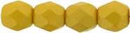 Fire-Polish 4mm (loose) : Powdery - Yellow