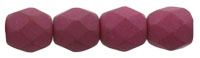 Fire-Polish 4mm (loose) : Purple Wine