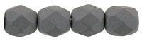 Fire-Polish 4mm (loose) : Saturated Gray