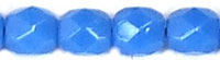 Fire-Polish 4mm (loose) : Milky Blue