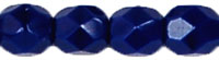 Fire-Polish 4mm (loose) : Navy Blue