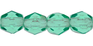 Fire-Polish 4mm (loose) : Lt Emerald