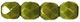 Fire-Polish 4mm (loose) : Opaque Olive