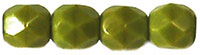Fire-Polish 4mm (loose) : Opaque Olive