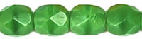 Fire-Polish 4mm (loose) : Opaque Green