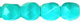 Fire-Polish 4mm (loose) : Opaque Azure Turquoise
