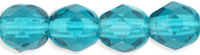 Fire-Polish 4mm (loose) : Teal