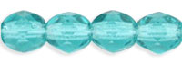 Fire-Polish 4mm (loose) : Teal