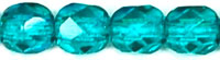 Fire-Polish 4mm (loose) : Teal