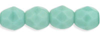 Fire-Polish 4mm (loose) : Opaque Turquoise