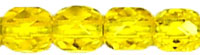 Fire-Polish 4mm (loose) : Lemon