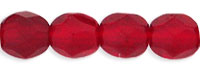 Fire-Polish 4mm (loose) : Ruby