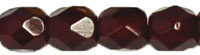 Fire-Polish 4mm (loose) : Dk Garnet