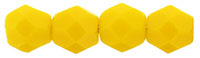 Fire-Polish 4mm (loose) : Sunflower Yellow