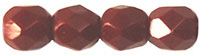 Fire-Polish 4mm (loose) : Opaque Red