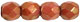 Fire-Polish 4mm (loose) : Luster - Opaque Rose/Gold Topaz
