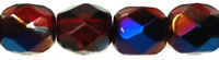 Fire-Polish 4mm (loose) : Blue Iris -  Ruby