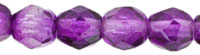 Fire-Polish 4mm (loose) : Coated - Sugar Plum