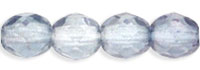 Fire-Polish 4mm (loose) : Luster - Blue