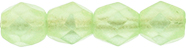 Fire-Polish 4mm (loose) : Sueded Gold Peridot