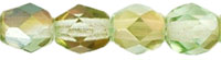 Fire-Polish 4mm (loose) : Twilight - Peridot