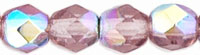 Fire-Polish 4mm (loose) : Lt Amethyst AB