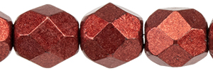 Fire-Polish 6mm (loose) : ColorTrends: Saturated Metallic Merlot