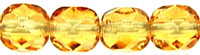 Fire-Polish 6mm (loose) : Med Topaz