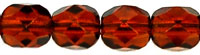 Fire-Polish 6mm (loose) : Dk Topaz