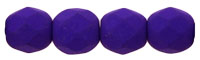 Fire-Polish 6mm (loose) : Neon - Dk Purple