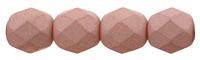 Fire-Polish 6mm (loose) : Saturated Peach